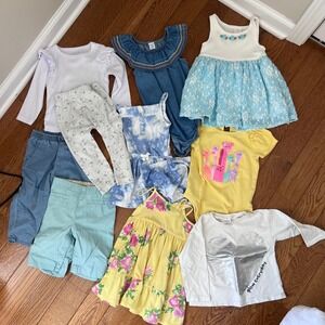 Girls Clothes Lot Dresses Pants Shirts Summer Spring Mix and Match 12-18M Bundle